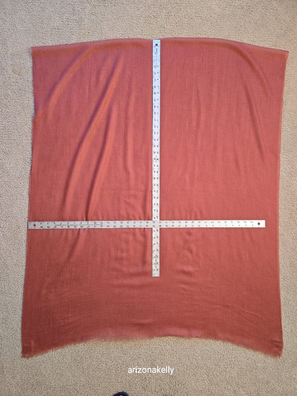 NWOT Ovcio Featherlight Cashmere Scarf Desert Rose Pink - Picture 2 of 13